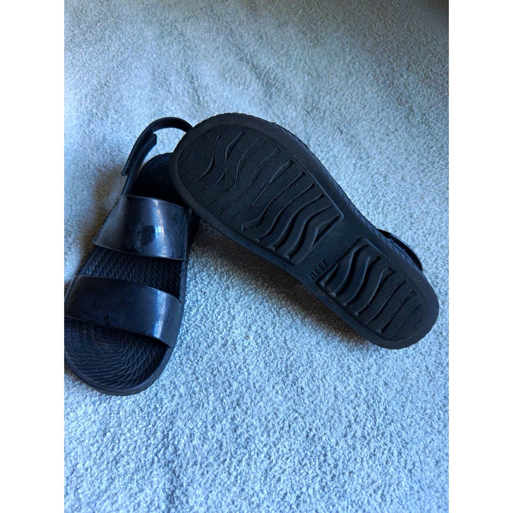 REEF Water Vista Duo Women's 8 Black Sandals Backstrap Water Friendly Casual